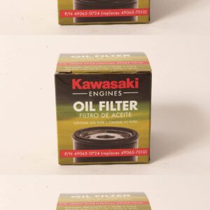 Kawasaki 3 Pack Genuine 49065-0724 49065-7010 AM107423 Oil Filter Made in The USA