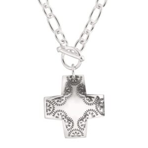 Silpada 'Cross Pendant Necklace' in Sterling Silver