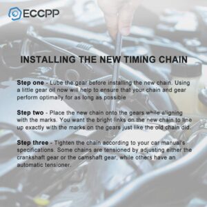 ECCPP Timing Chain Kit fits for 1997-2007 for ford E150 F150 Explorer Expediton 4.6