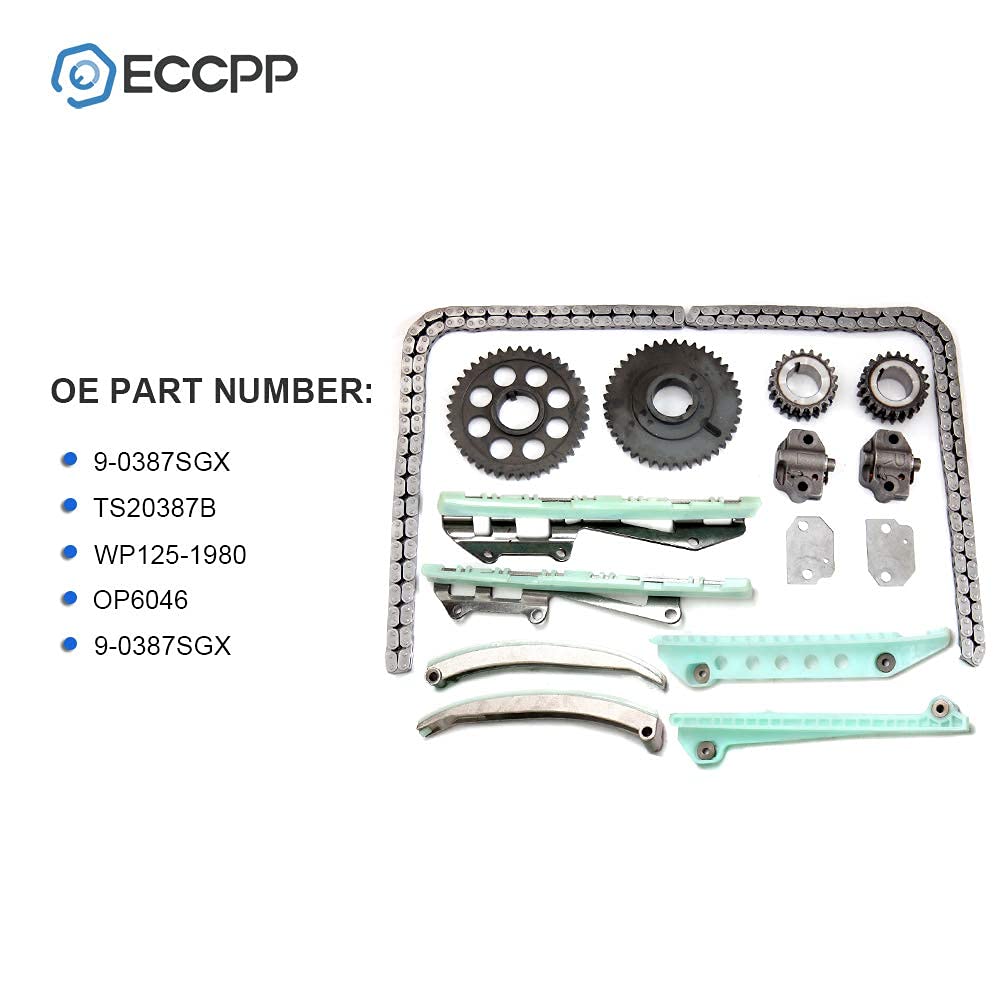 ECCPP Timing Chain Kit fits for 1997-2007 for ford E150 F150 Explorer Expediton 4.6