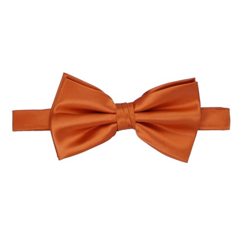 tiemart Premium Bow Tie (Burnt Orange)