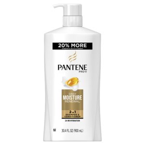 Pantene Pro-V Daily Moisture Renewal 2 in 1 Shampoo & Conditioner, 30.4 fl oz