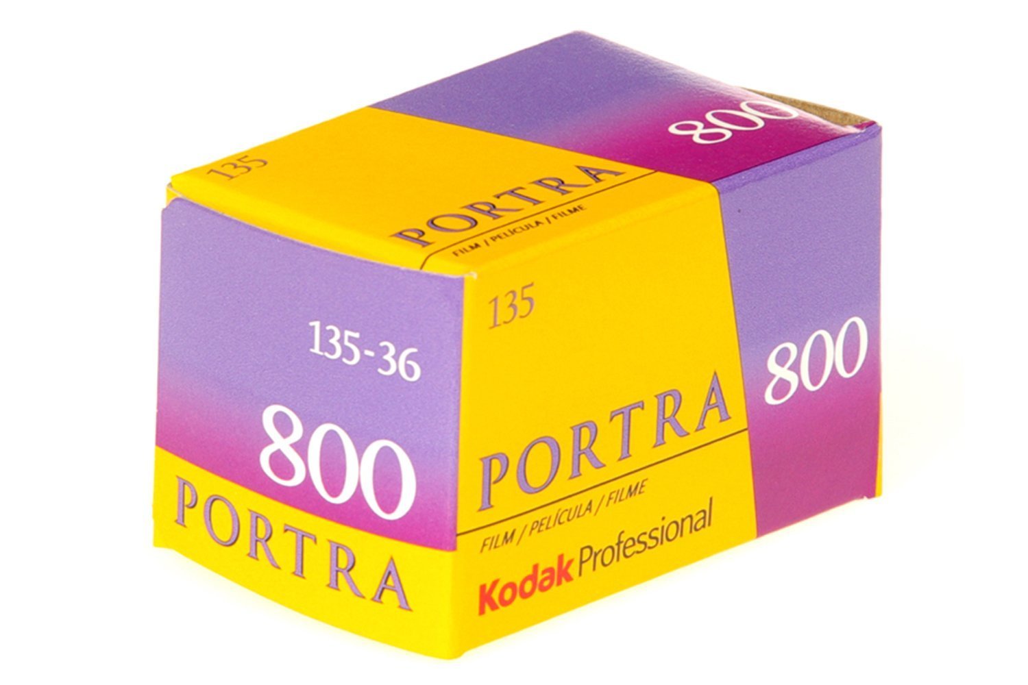 Pack of 3 Kodak 145 1855 Professional Portra 800 Color Negative Film (ISO 800) 35mm 36 Exposures