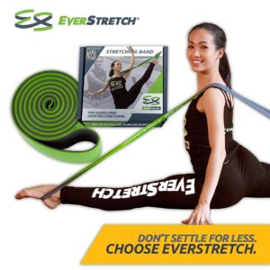 EverStretch Ballet Stretch Band Dance Equipment: 2-Layer Latex Dance Stretch Band for Flexibility Training. Stretch Bands for Dancers. Stretching Bands for Flexibility, Cheer, Pilates and Yoga.