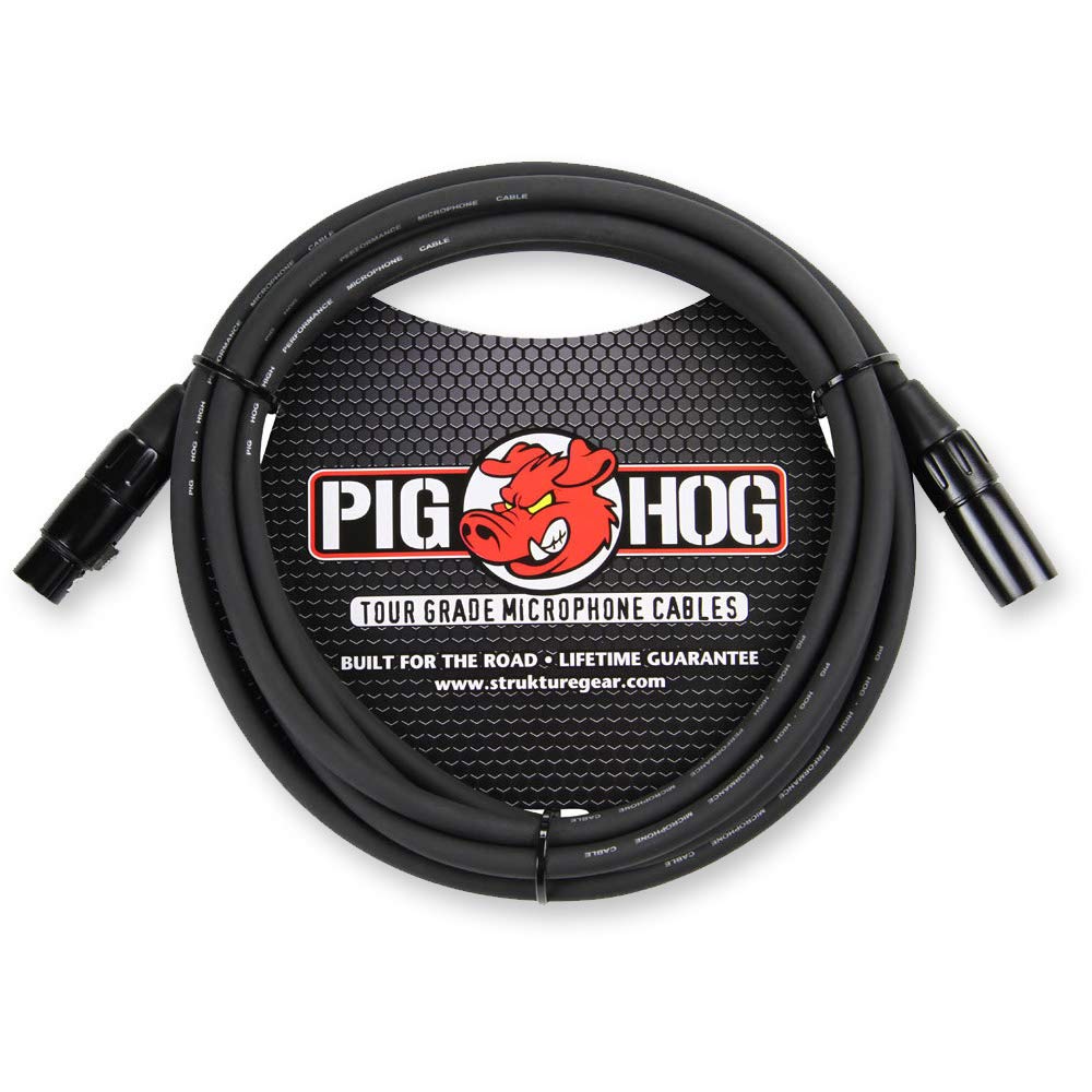 Pig Hog XLR Tour Grade Microphone Cable, 15 Foot