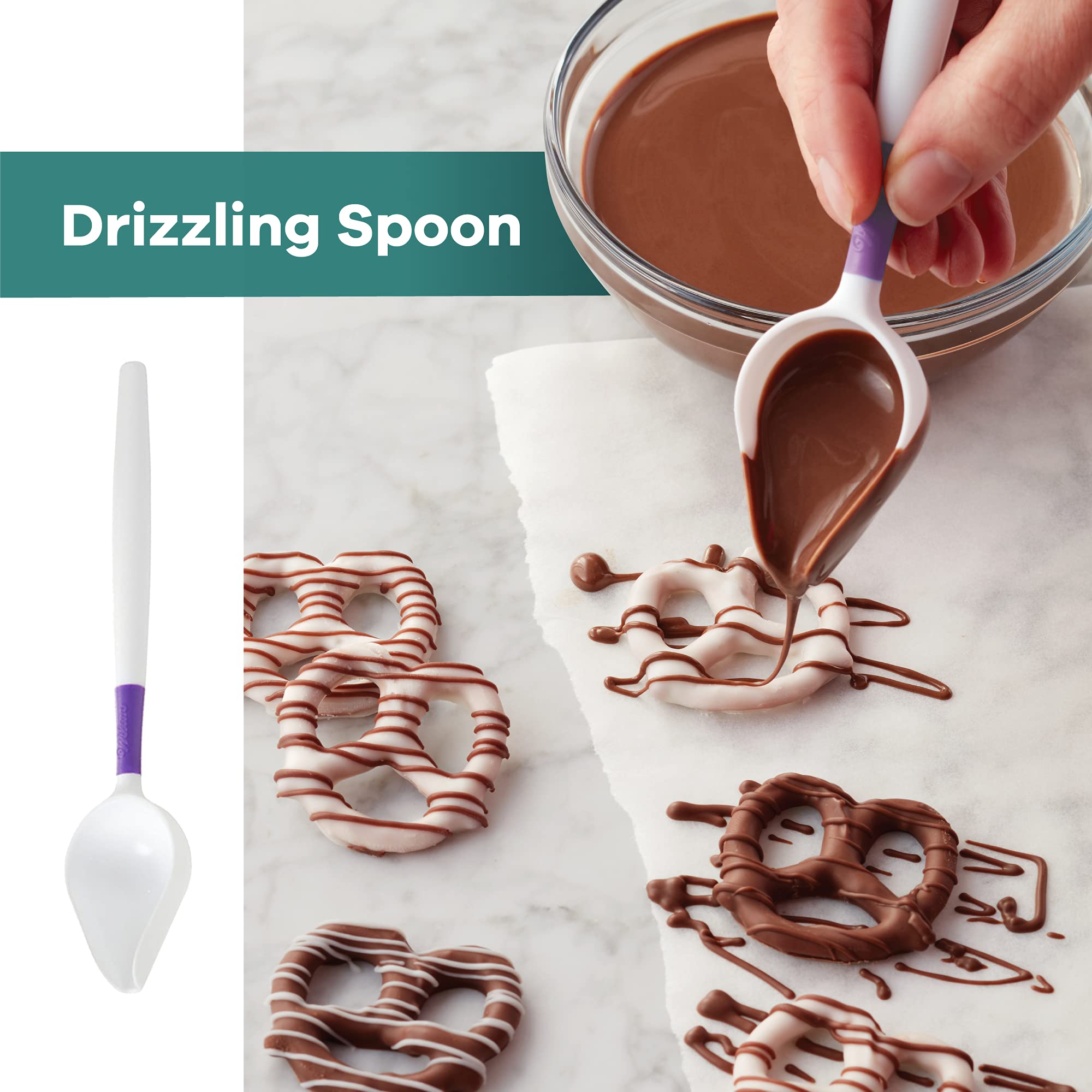 Wilton Candy Melts Candy Decorating Dipping Tool Set, 5-Piece