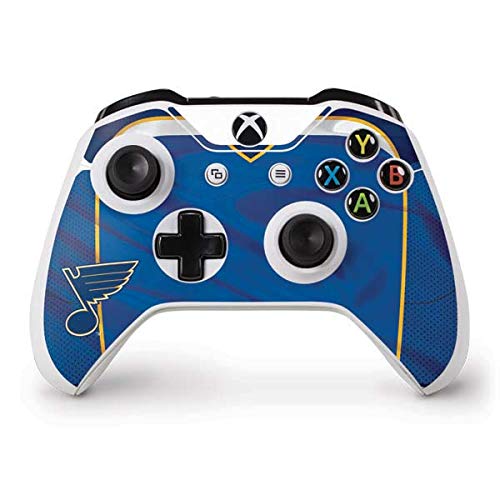 Skinit Decal Gaming Skin Compatible with Xbox One S Controller - Officially Licensed NHL St. Louis Blues Home Jersey Design