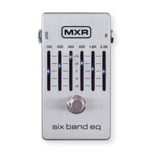 mxr six band eq guitar effects pedal