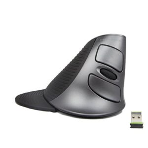 j-tech digital scroll endurance mouse ergonomic vertical usb mouse with adjustable sensitivity (600/1000/1600 dpi), removable palm rest & thumb buttons - reduces hand/wrist pain (style 1)