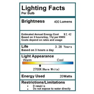 CTKcom MR16 12v 20w Halogen Light Bulbs(6 Pack) - 12 Volt Bi Pin Base,High Lumens, Precision Halogen Reflector Fiber Optic Light Bulb, Glass Cover,6 Pack