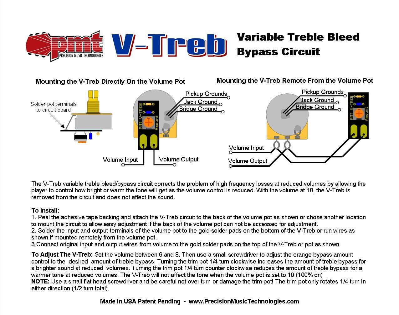 Circuit - PMT, Variable Treble Bleed