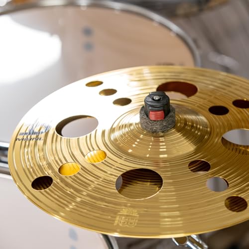 Meinl 12" Trash Stack Cymbal Pair with Holes - HCS Traditional Finish Brass for Drum Set, Made In Germany, 2-YEAR WARRANTY (HCS12TRS)