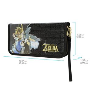 PDP Gaming Zelda Breath Of The Wild Premium Travel Case For Console, Up To 14 Games: Zelda - Nintendo Switch