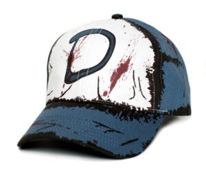 clementines custom blood stain & dirt dead zombies cap hat unisex slate