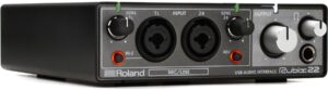 roland rubix 22 usb audio interface 2 in/2 out (rubix22)