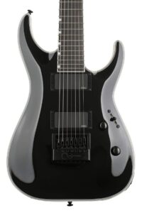 esp ltd mh-1007 evertune electric guitar, black