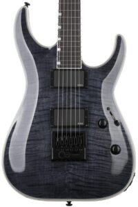 esp ltd mh-1000fm evertune - see thru black