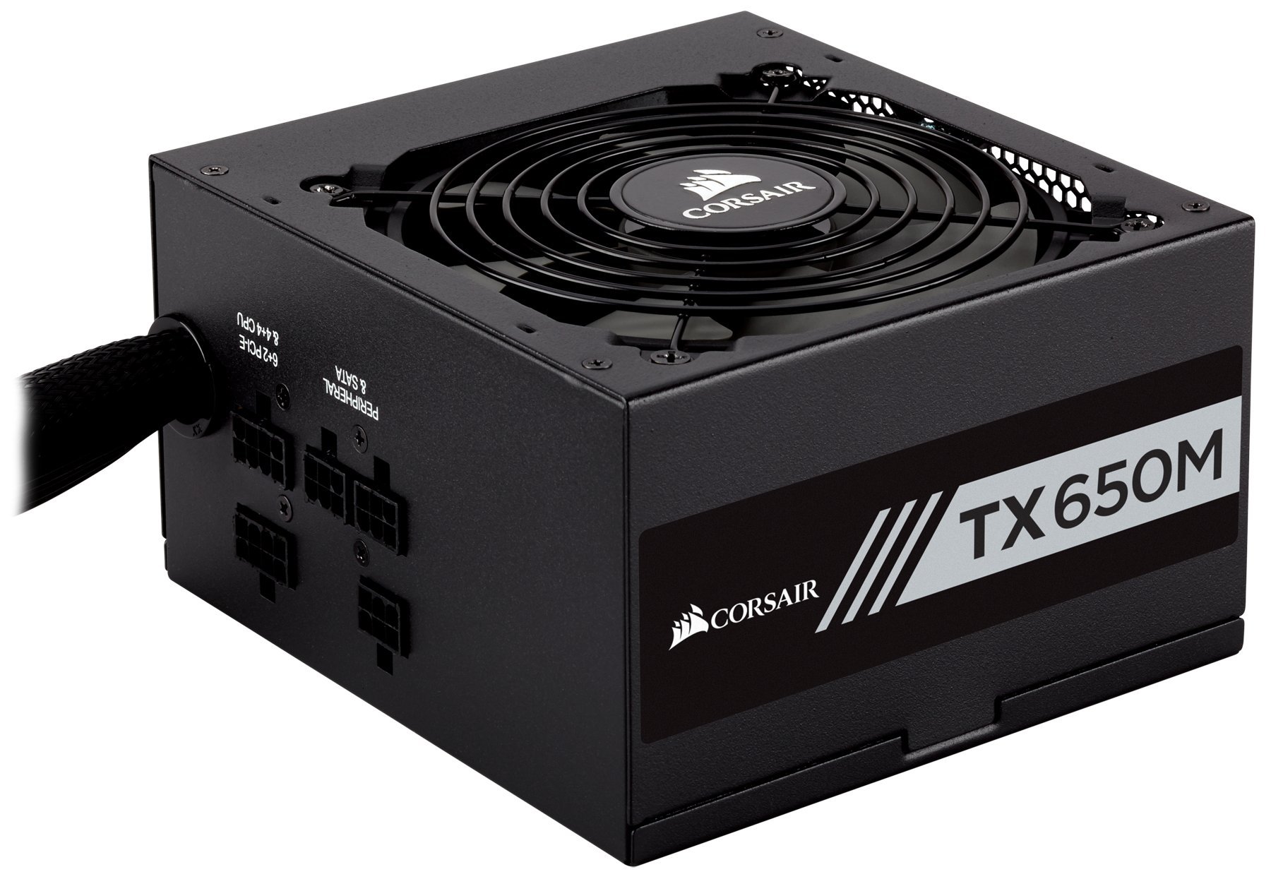 CORSAIR TXM Series, TX650M, 650 Watt, 80+ Gold Certified, Semi Modular Power Supply