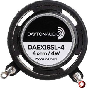 Dayton Audio DAEX19SL-4 Slimline Coin Type 19mm Exciter 4W 4 Ohm