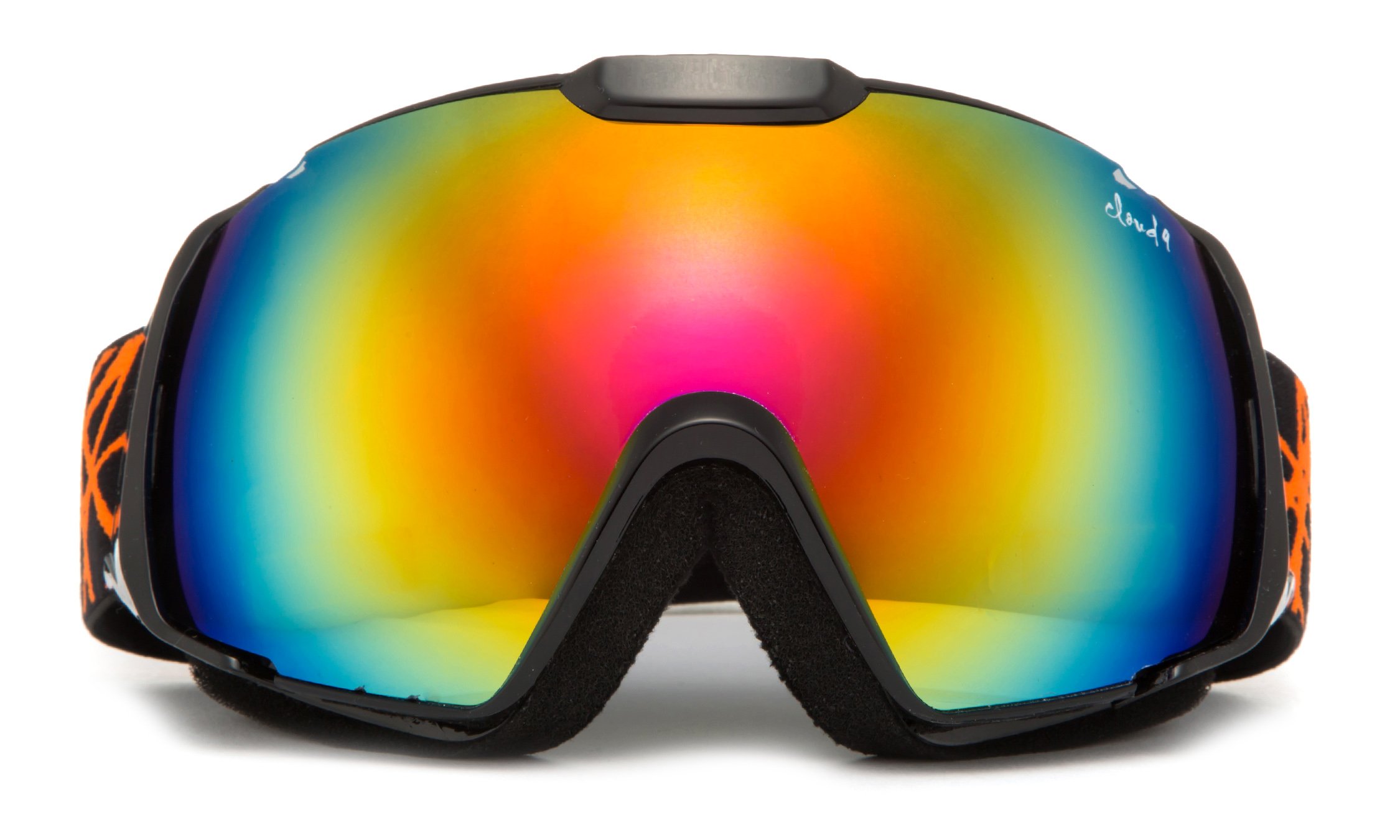 Cloud 9 - Twin Pack Daddy and Me Matching Goggles, Anti-Fog Dual Lens Wide Angle Frameless UV400 Snowboarding Ski Snow Goggles