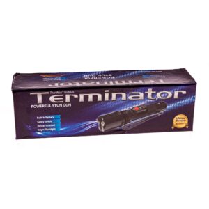 Terminator Stun Gun Ultra Powerful Flashlight Stun Gun With Bright LED Flashlight Heavy Duty Rechargeable