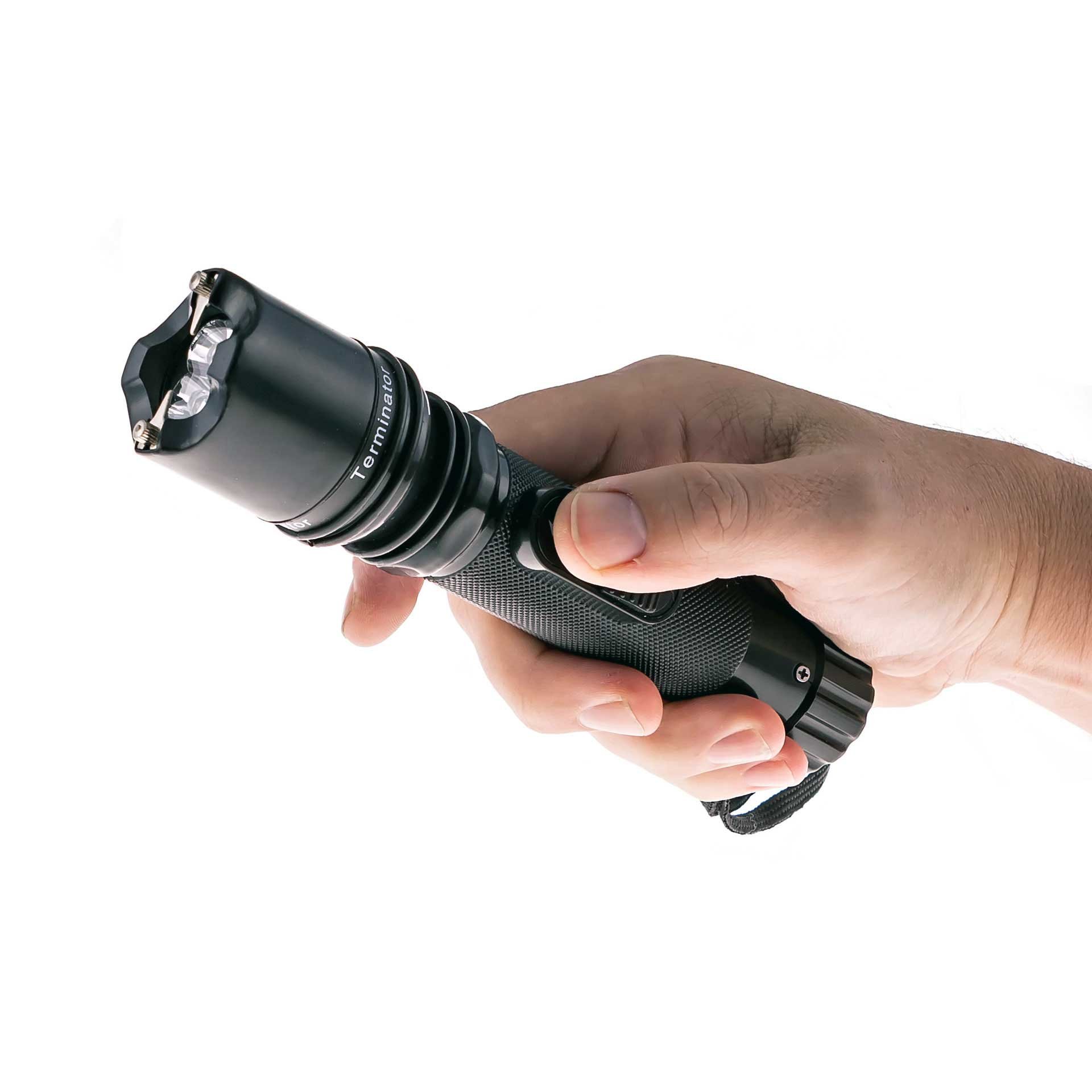 Terminator Stun Gun Ultra Powerful Flashlight Stun Gun With Bright LED Flashlight Heavy Duty Rechargeable