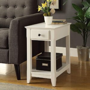 Acme Bertie End Table in White