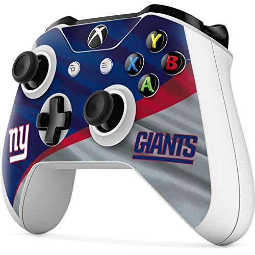 Skinit Decal Gaming Skin compatible with Xbox One S Controller - Officially Licensed NFL New York Giants Design