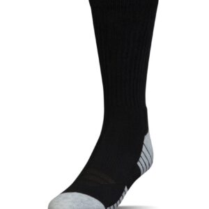 Under Armour Youth Heatgear Tech Crew Socks, 3-Pairs, Black, X-Small