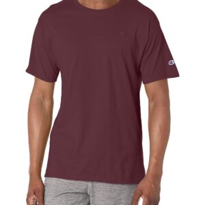 Champion Mens Classic T-shirt, Everyday Tee For Men, Comfortable Soft (Reg. Or Big & Tall), Maroon, X-Large US