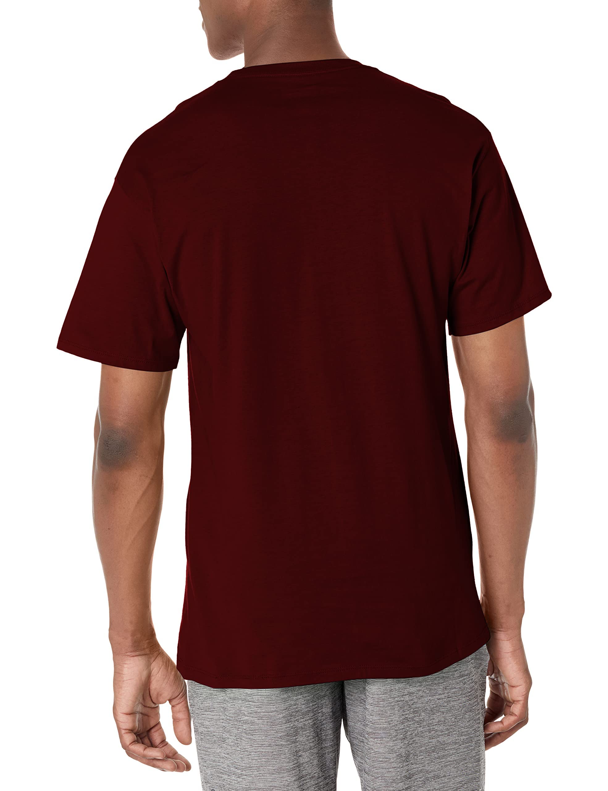 Champion Mens Classic T-shirt, Everyday Tee For Men, Comfortable Soft (Reg. Or Big & Tall), Maroon, X-Large US