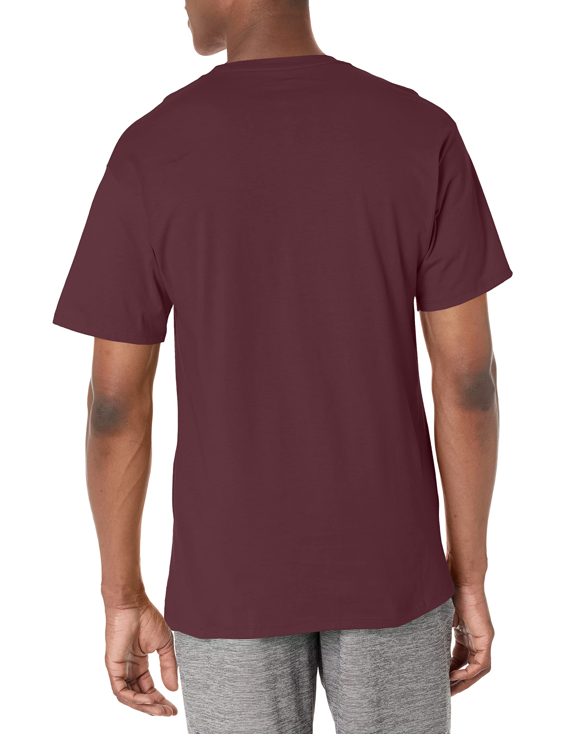 Champion Mens Classic T-shirt, Everyday Tee For Men, Comfortable Soft (Reg. Or Big & Tall), Maroon, X-Large US