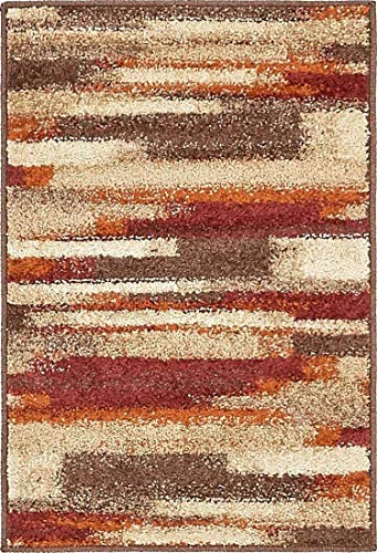 Unique Loom Autumn Collection Area Rug - Wheat (2' x 3' 1" Rectangle, Multi/ Beige)