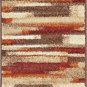 Unique Loom Autumn Collection Area Rug - Wheat (2' x 3' 1" Rectangle, Multi/ Beige)