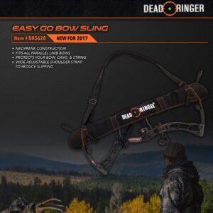 Dead Ringer Easy Go Bow Sling Archery Accessory | Neoprene Construction | Fits Parallel Limb Bows