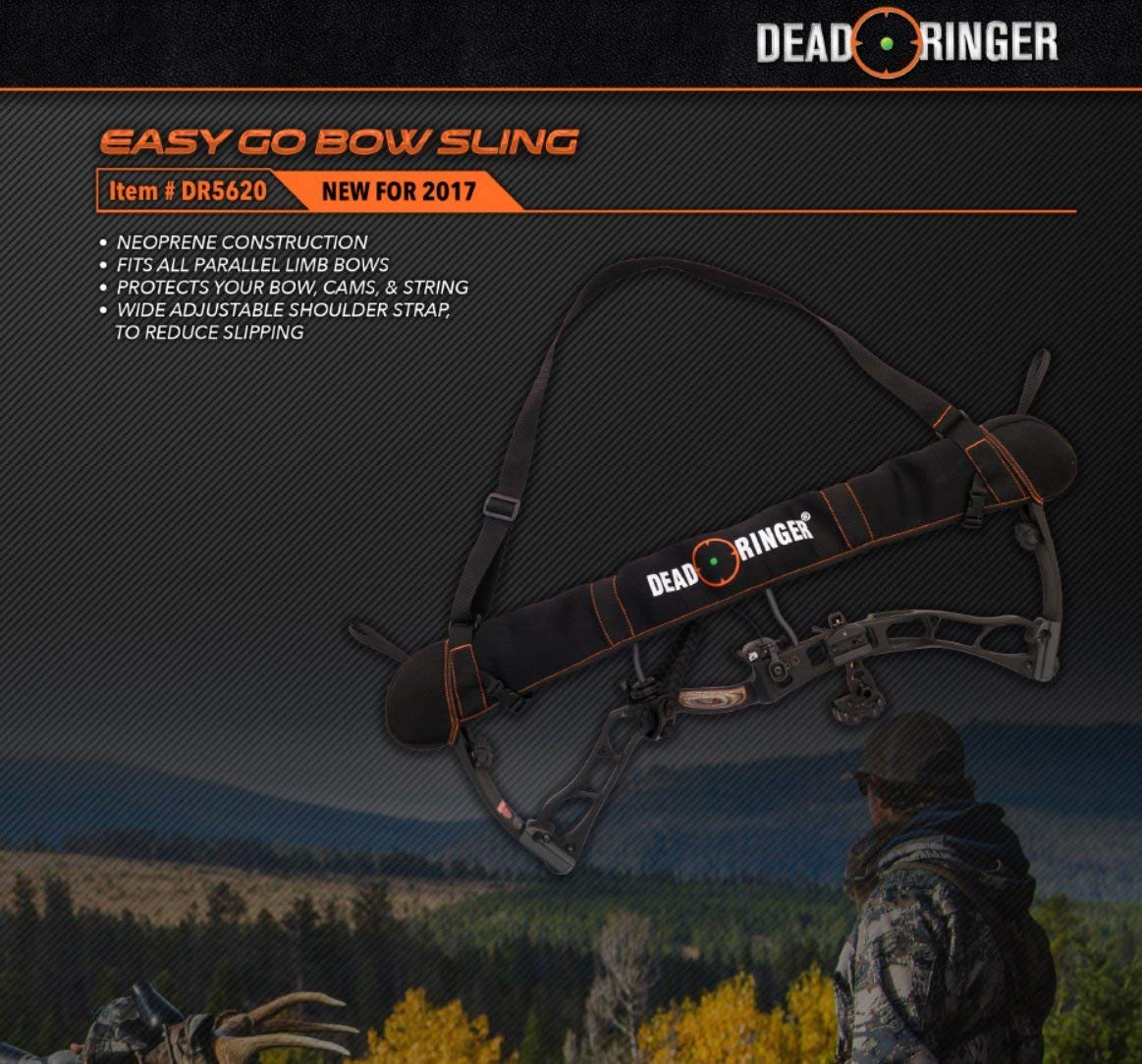 Dead Ringer Easy Go Bow Sling Archery Accessory | Neoprene Construction | Fits Parallel Limb Bows