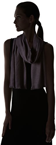 Calvin Klein Women's Pashmina Scarf, black solid, One Size