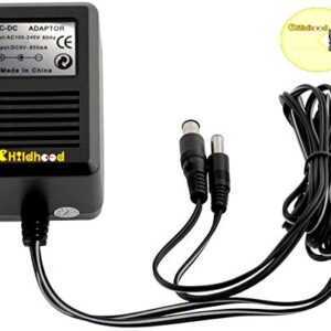 CHILDMORY AC Power Supply Adapter for NES US Version, SNES, Genesis1 3 in 1 Power Cord