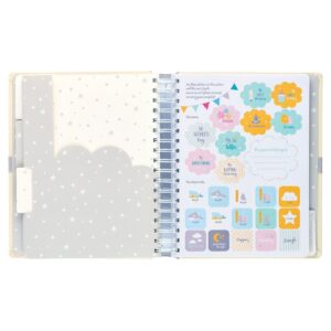 Busy B 6584 "Baby B Baby Journal with Pockets and Stickers, Neutral