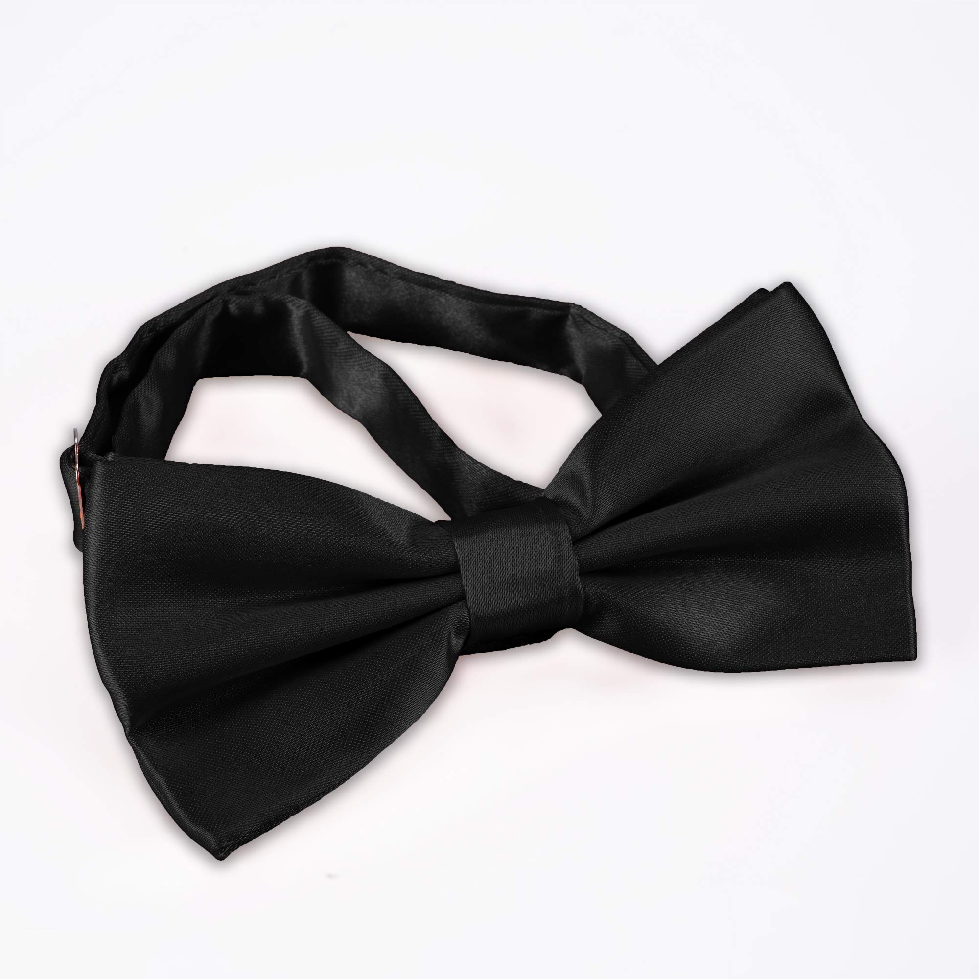 AVANTMEN Men's Bowties Formal Satin Solid - 12 Pack Bow Ties Pre-tied Adjustable Ties for Men Many Colors Option in bulk