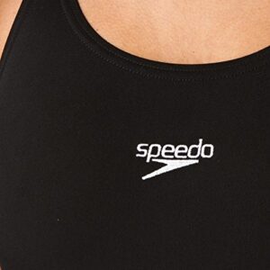 Speedo Boom Splice Women's Swimsuit, Black, 6