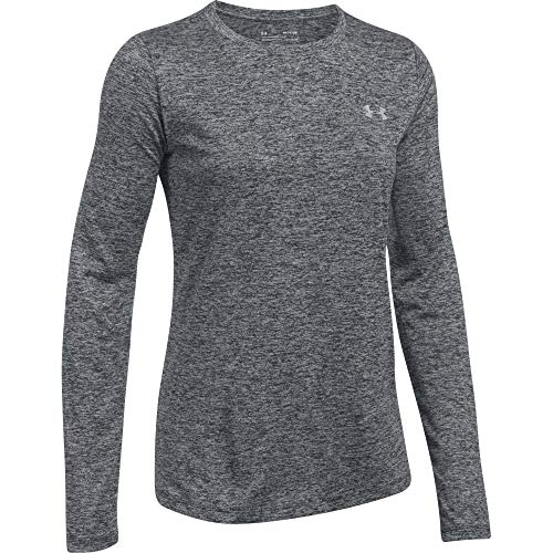 Under Armour Women's UA Tech Twist Crew Long Sleeve XS Black