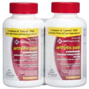 member's mark 650 mg arthritis pain tablets (200 ct, 2 pk.)