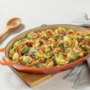 Le Creuset of America Le Creuset Enameled Cast Iron Signature 3QT. Oval Baker-Oyster, 3 Qt. (14.25")