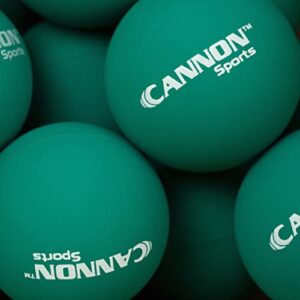 Cannon Sports Racquetball Balls for Racquet Games, Handball, Dogs, Softball & Baseball Batting Practice (Green, 1 Dozen)