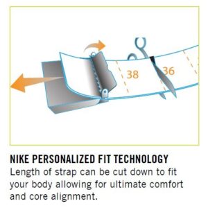 Nike mens New Tech Essentials Reversible Web Belt, White/Black, One Size US