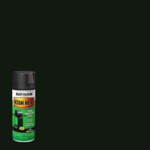 Rust-Oleum 7778830-6PK High Heat Enamel Spray Paint, 12 oz Bar-B-Que Black, 6 Pack