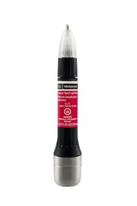 genuine motorcraft touch up paint bottle vermillion red e4 f1 & clear coat