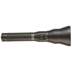 Streamlight 74819 Strion DS HPL 700-Lumen Rechargeable Dual Switch Long Range Flashlight, with 120V/100V AC/12V DC Piggyback Charger, Black