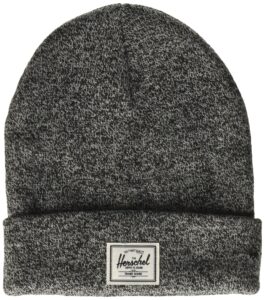 herschel men's elmer beanie, heathered black, one size